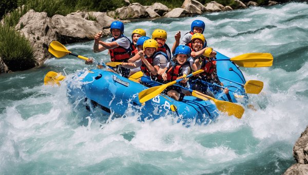 Découvrez le rafting durance : sensations fortes en famille
